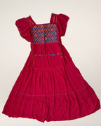 Maxi Vestido Fusiones | San Andres - Rococo - MÉXICO ARTE Y MODA - Vestido Bordado