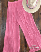 Pantalon Manta Corrugada - MÉXICO ARTE Y MODA - Pantalón