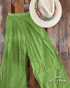 Pantalon Manta Corrugada - MÉXICO ARTE Y MODA - Pantalón