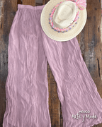 Pantalon Manta Corrugada - MÉXICO ARTE Y MODA - Pantalón