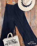 Pantalon Manta Corrugada - MÉXICO ARTE Y MODA - Pantalón