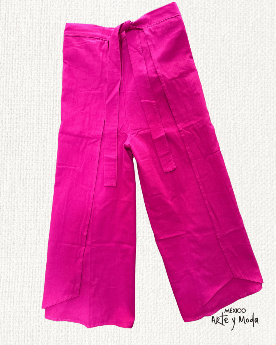 Pantalon Pareo Manta - MÉXICO ARTE Y MODA - Pantalón