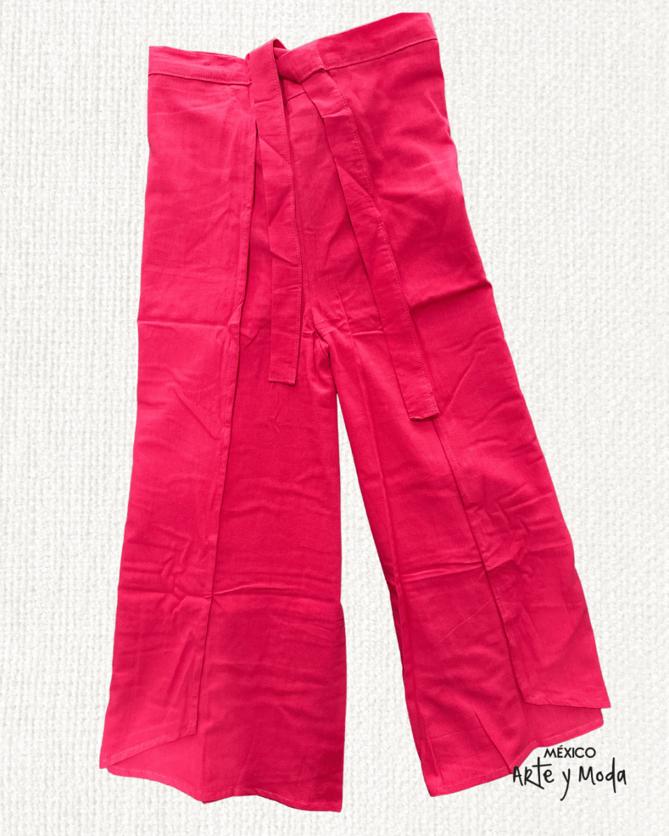 Pantalon Pareo Manta - MÉXICO ARTE Y MODA - Pantalón