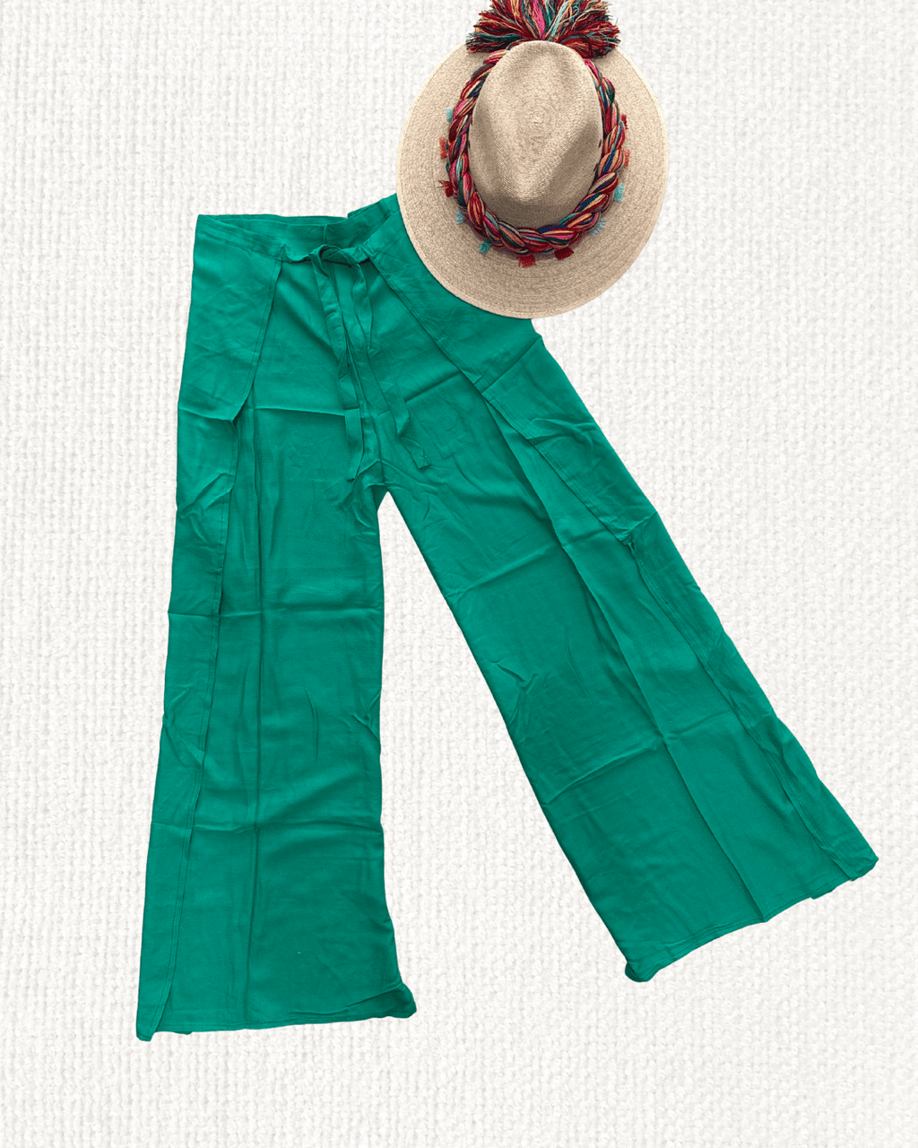 Pantalon Pareo Rayon - MÉXICO ARTE Y MODA - Pantalón