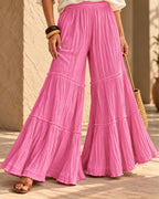 Pantalón Volantes Manta