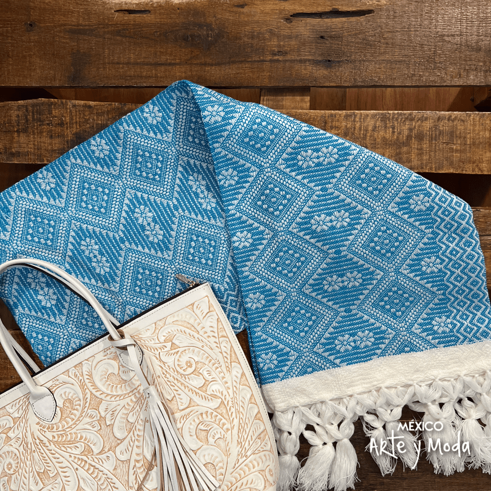 Rebozo Artesano Color - MÉXICO ARTE Y MODA - Rebozo