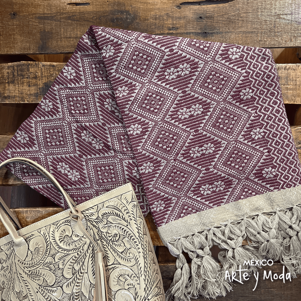 Rebozo Artesano Color - MÉXICO ARTE Y MODA - Rebozo