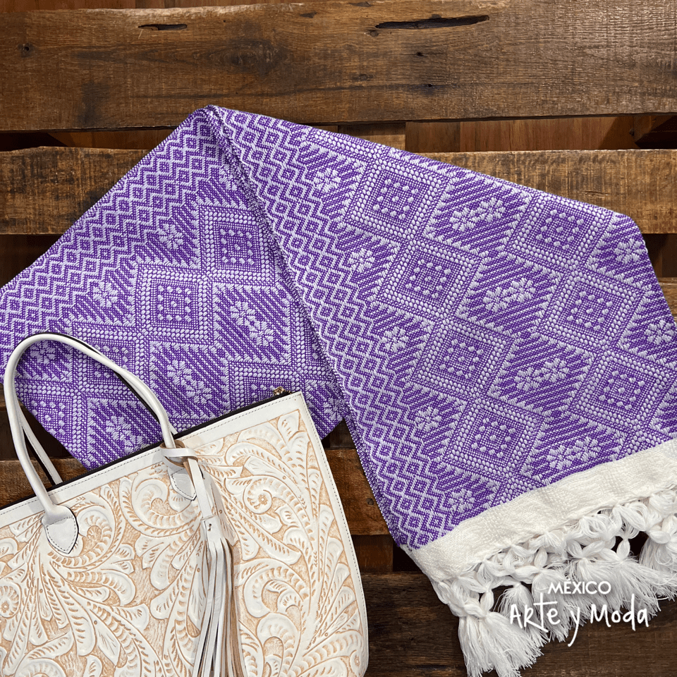 Rebozo Artesano Color - MÉXICO ARTE Y MODA - Rebozo