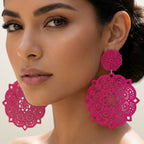 Aretes Roseton de Filigrana | Acero Inoxidable