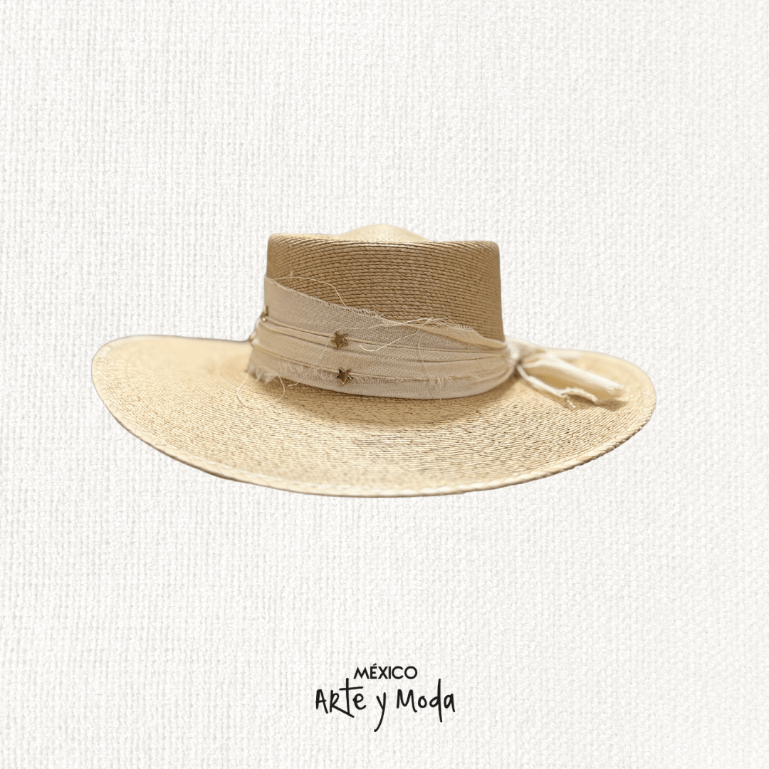 Sombrero Gallera Estrella - MÉXICO ARTE Y MODA - Sombrero