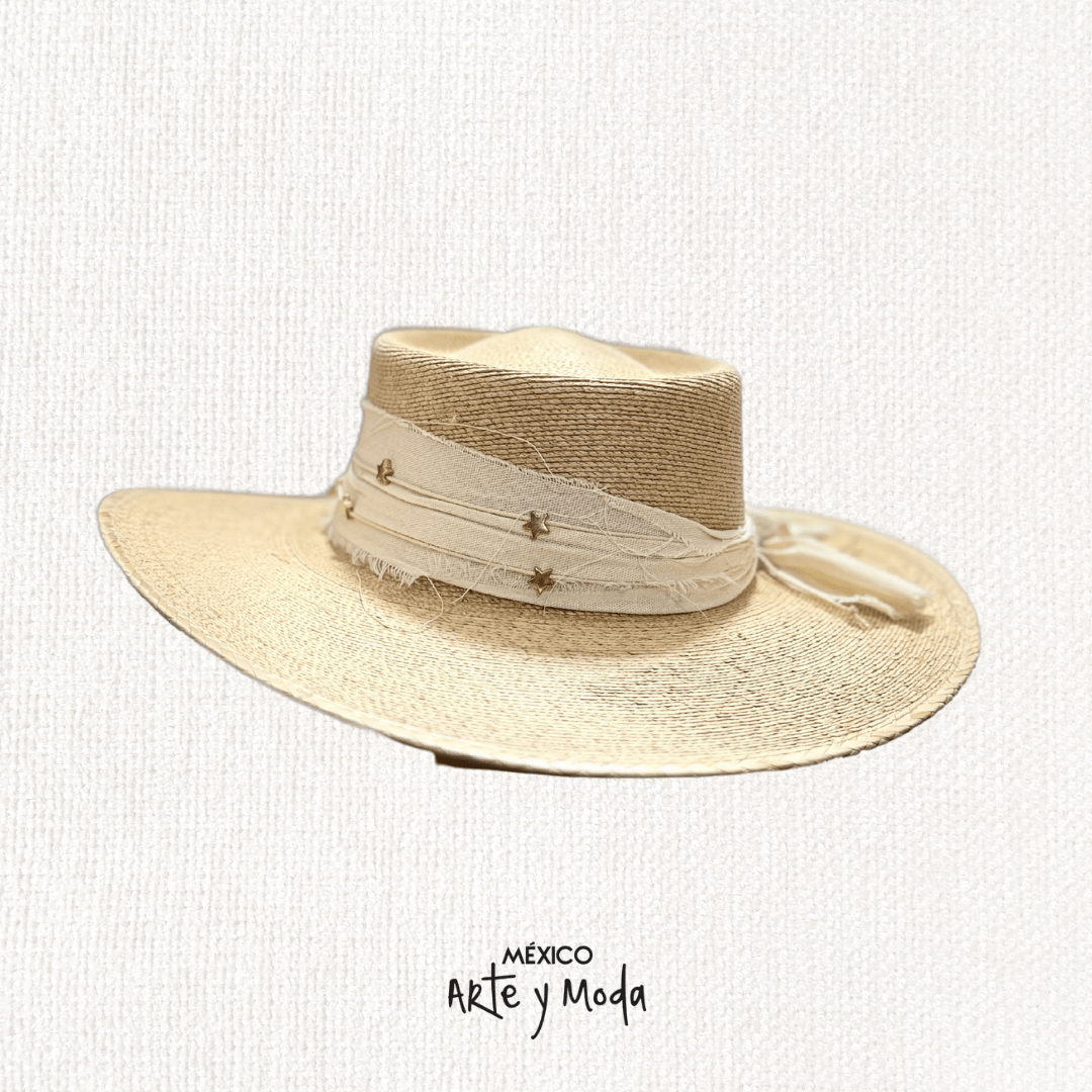 Sombrero Gallera Estrella - MÉXICO ARTE Y MODA - Sombrero