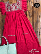 Tunica San Andres Olan - MÉXICO ARTE Y MODA - Vestido Bordado