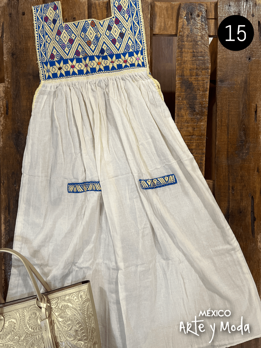 Tunica San Andres - MÉXICO ARTE Y MODA - Vestido Bordado