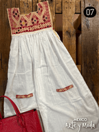 Tunica San Andres - MÉXICO ARTE Y MODA - Vestido Bordado