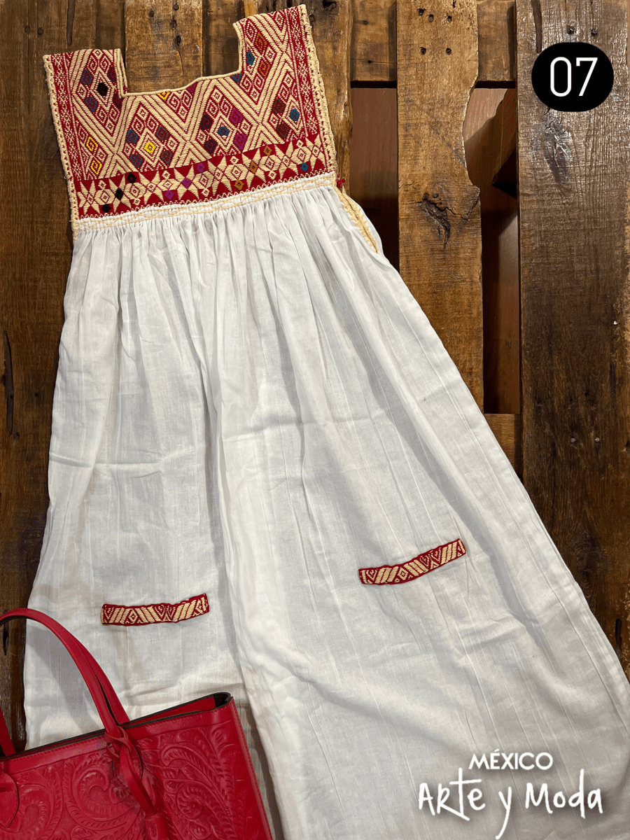 Tunica San Andres - MÉXICO ARTE Y MODA - Vestido Bordado