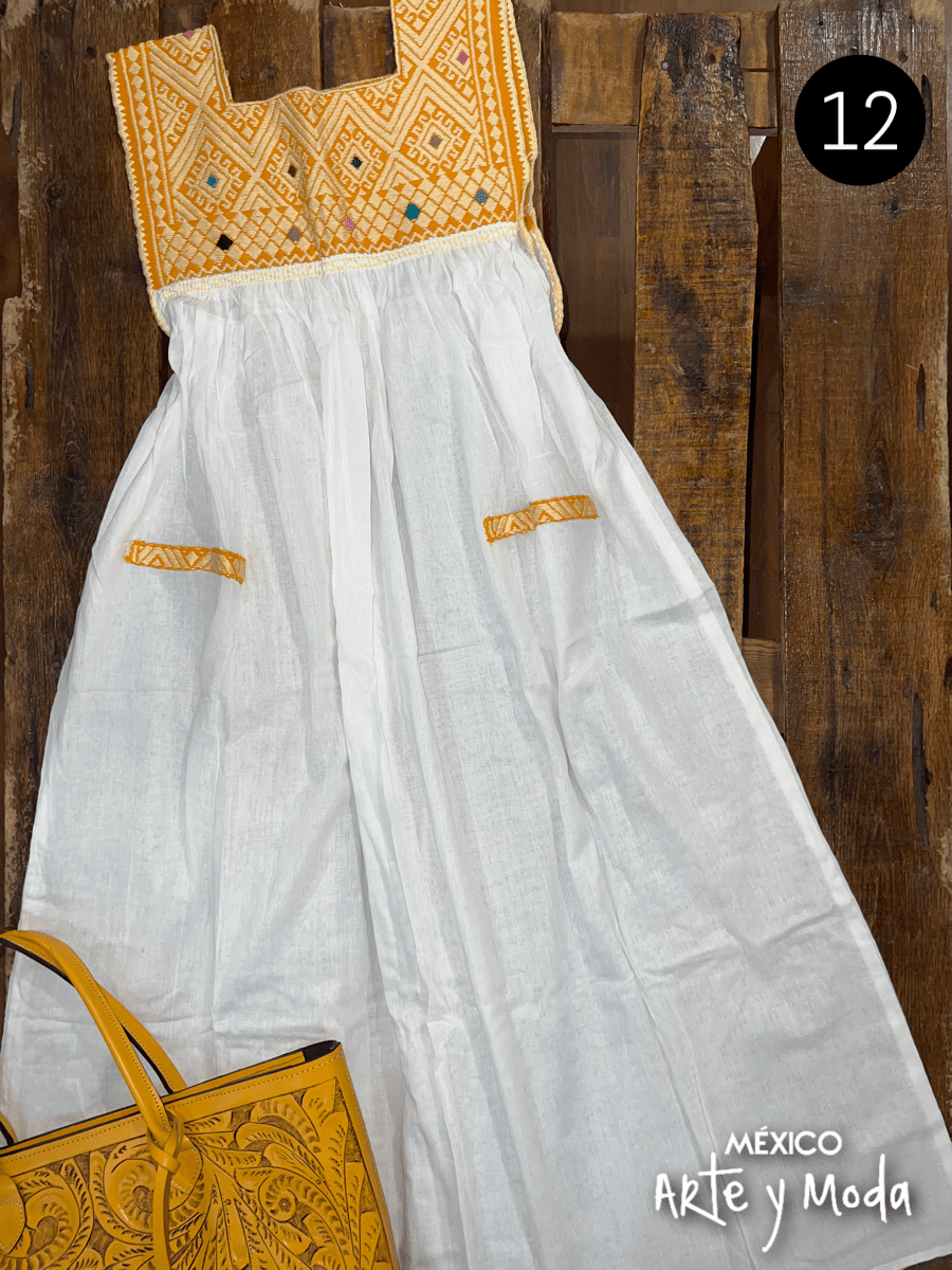 Tunica San Andres - MÉXICO ARTE Y MODA - Vestido Bordado