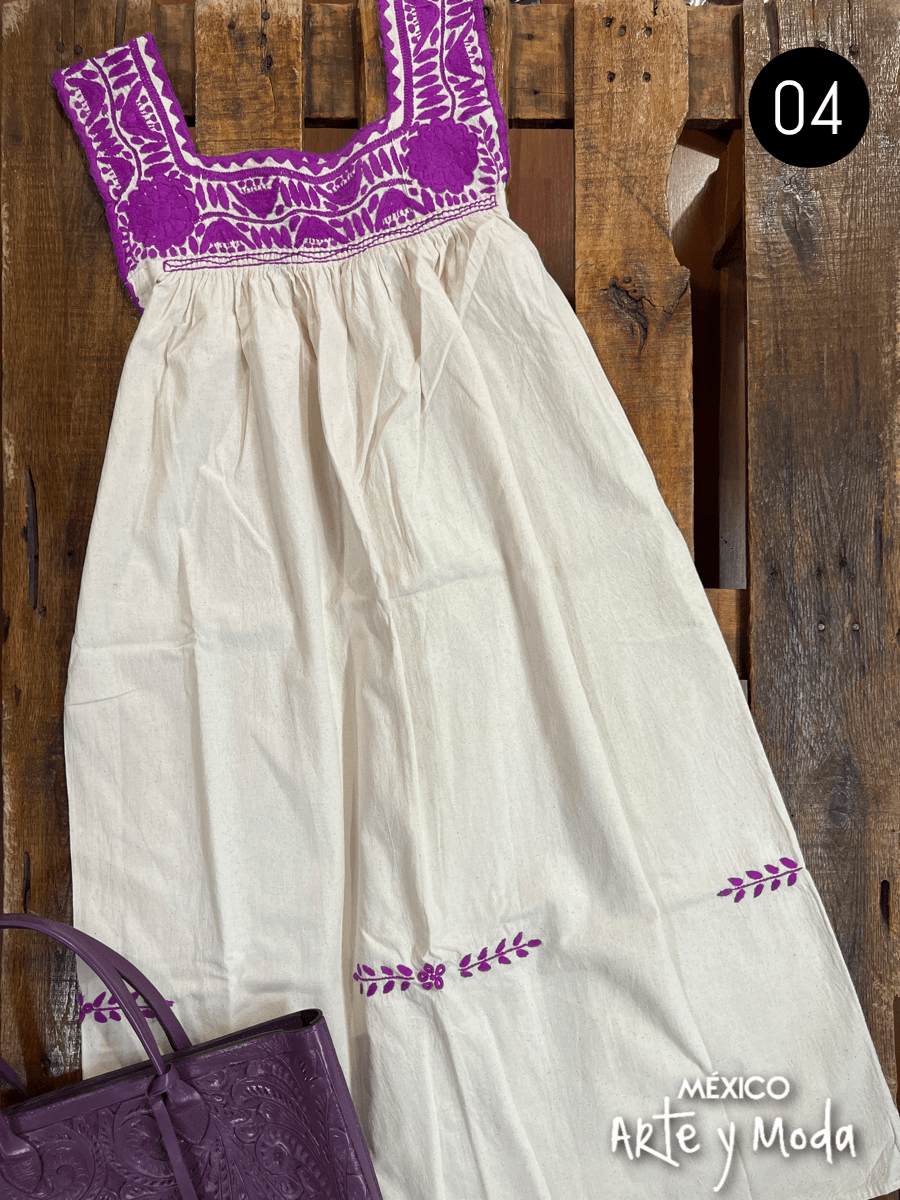 Tunica Teopisca - MÉXICO ARTE Y MODA - Vestido Bordado