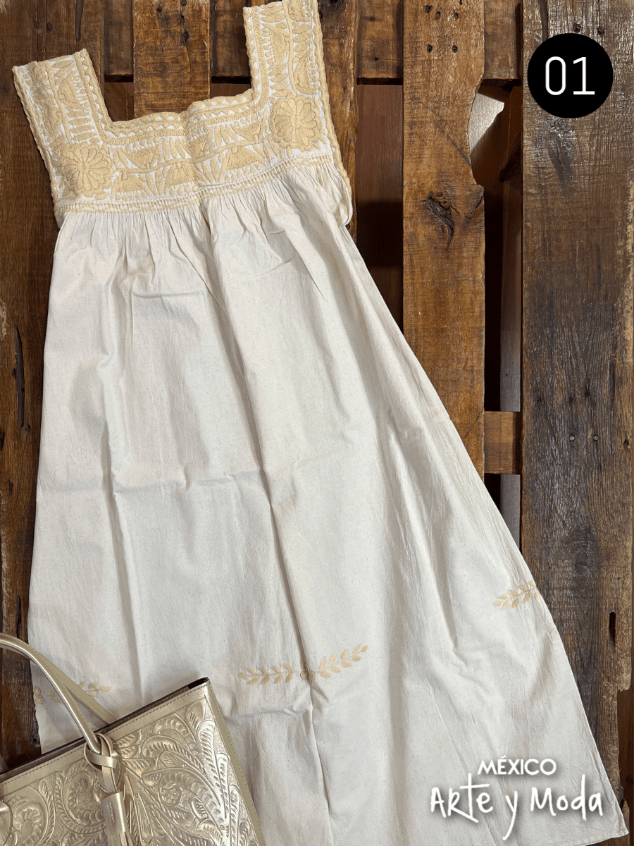 Tunica Teopisca - MÉXICO ARTE Y MODA - Vestido Bordado