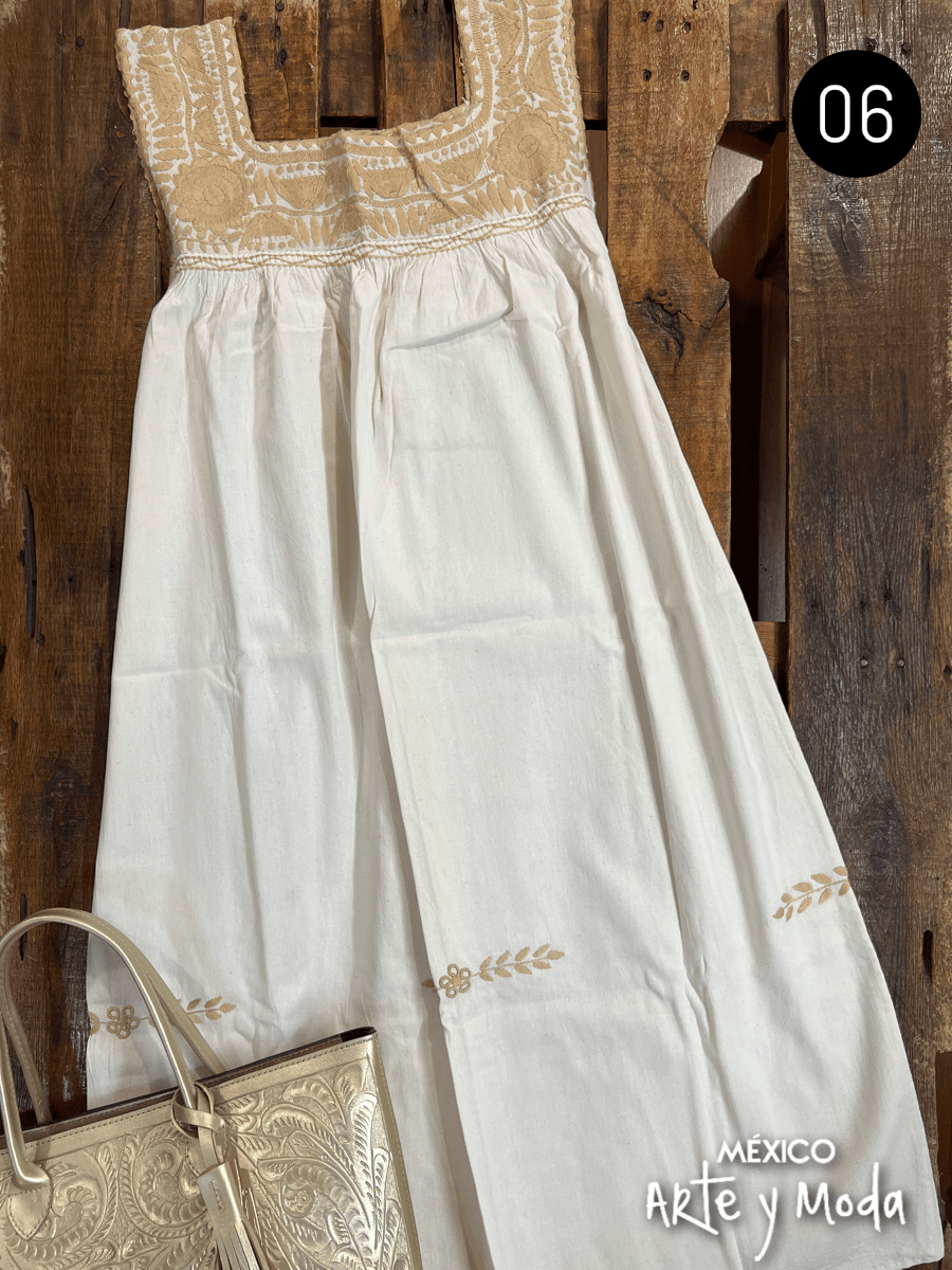 Tunica Teopisca - MÉXICO ARTE Y MODA - Vestido Bordado
