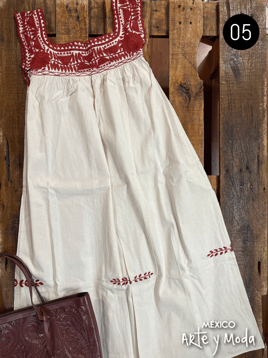 Tunica Teopisca - MÉXICO ARTE Y MODA - Vestido Bordado