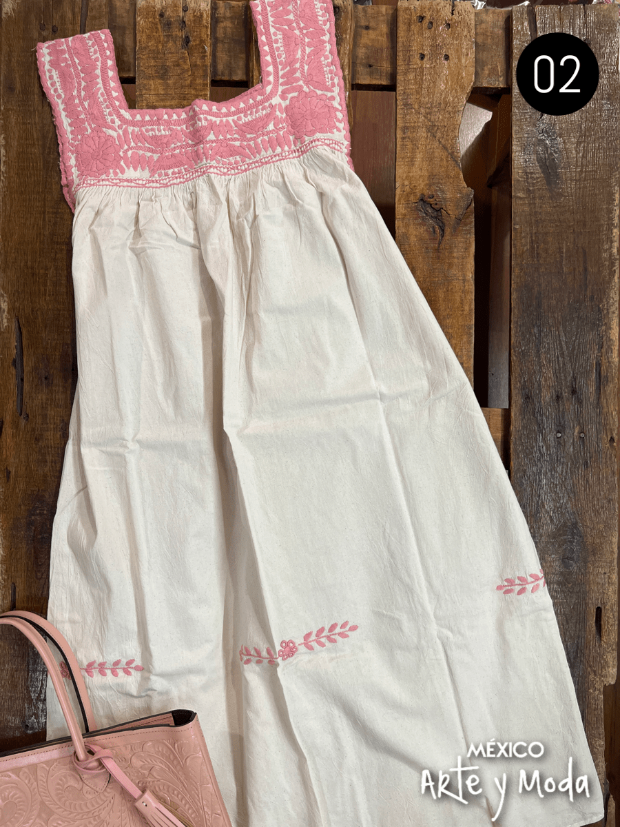 Tunica Teopisca - MÉXICO ARTE Y MODA - Vestido Bordado