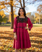 Vestido Bonita San Andres - MÉXICO ARTE Y MODA - Vestido Bordado