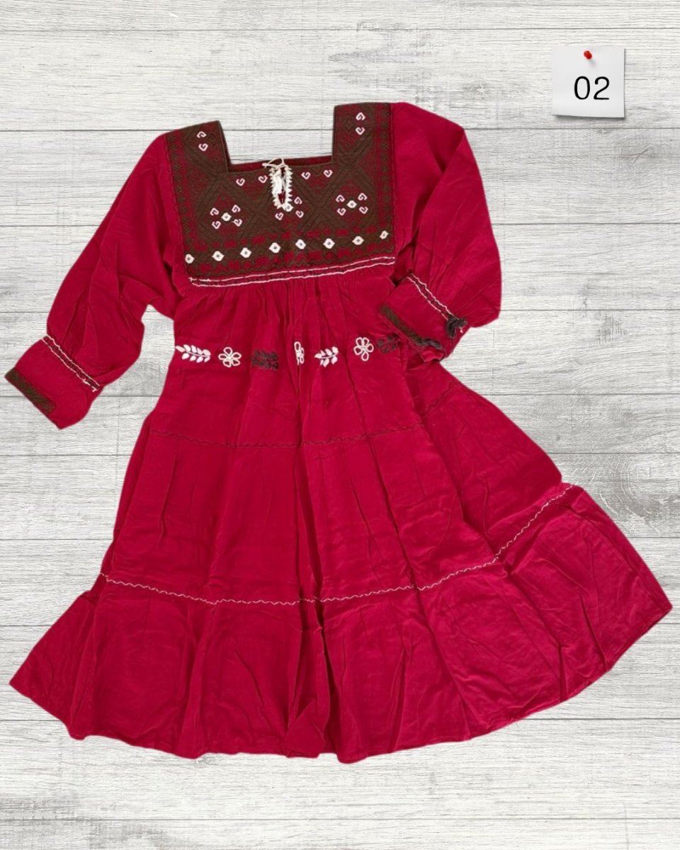 Vestido Bonita San Andres - MÉXICO ARTE Y MODA - Vestido Bordado