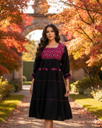 Vestido Bonita San Andres - MÉXICO ARTE Y MODA - Vestido Bordado