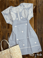 Vestido Caribe - MÉXICO ARTE Y MODA - Vestido Bordado