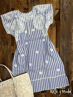 Vestido Caribe - MÉXICO ARTE Y MODA - Vestido Bordado