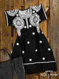 Vestido Caribe - MÉXICO ARTE Y MODA - Vestido Bordado