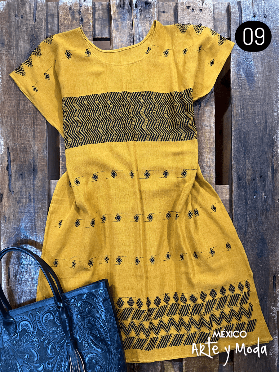 Vestido Carranza - MÉXICO ARTE Y MODA - Vestido Bordado