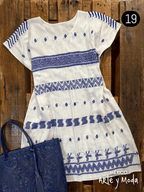 Vestido Carranza - MÉXICO ARTE Y MODA - Vestido Bordado