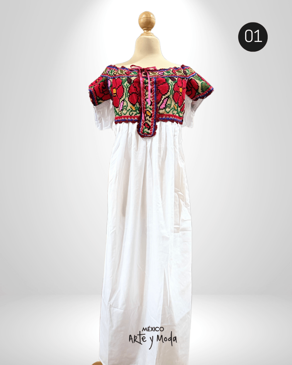 Vestido Chatina - MÉXICO ARTE Y MODA - Vestido