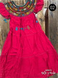 Vestido Coban Rayon - MÉXICO ARTE Y MODA - Vestido Bordado