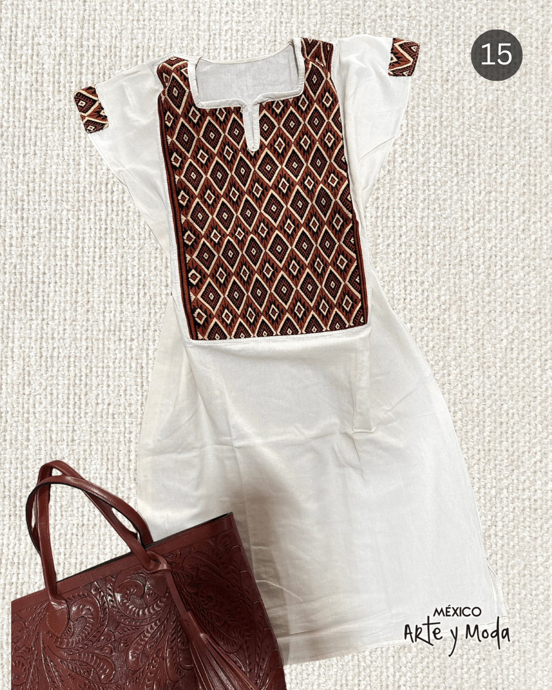 Vestido Couture San Andres - MÉXICO ARTE Y MODA - Vestido Bordado