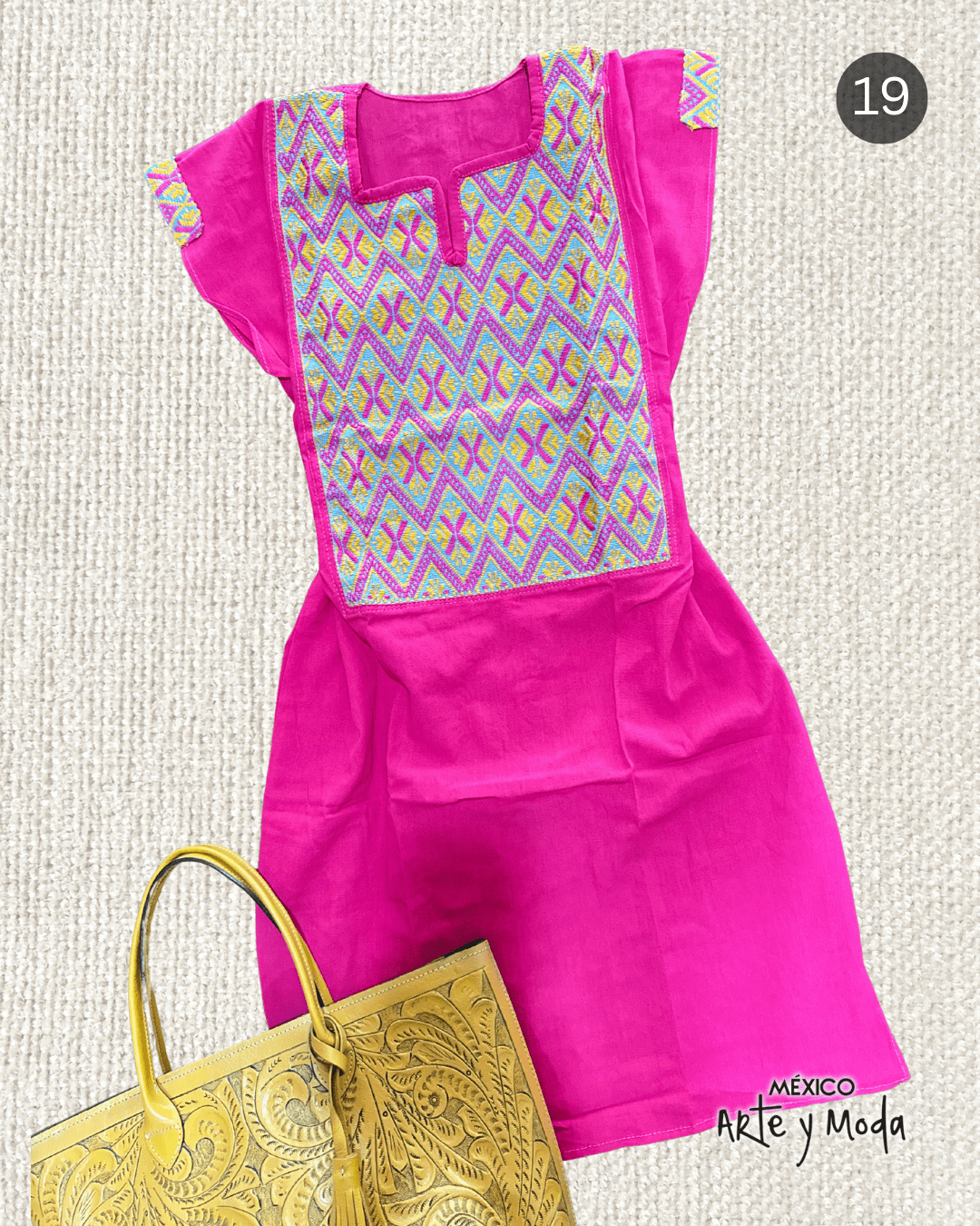 Vestido Couture San Andres - MÉXICO ARTE Y MODA - Vestido Bordado