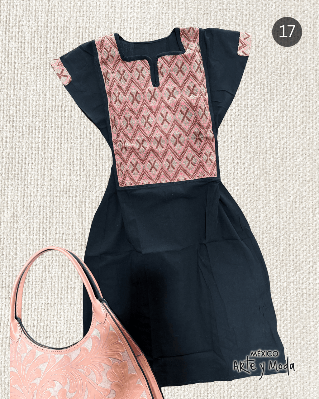 Vestido Couture San Andres - MÉXICO ARTE Y MODA - Vestido Bordado