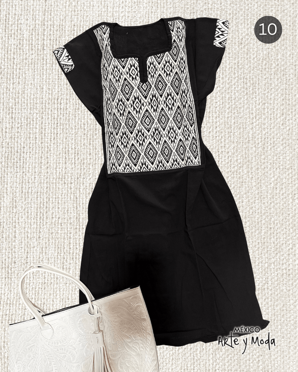 Vestido Couture San Andres - MÉXICO ARTE Y MODA - Vestido Bordado