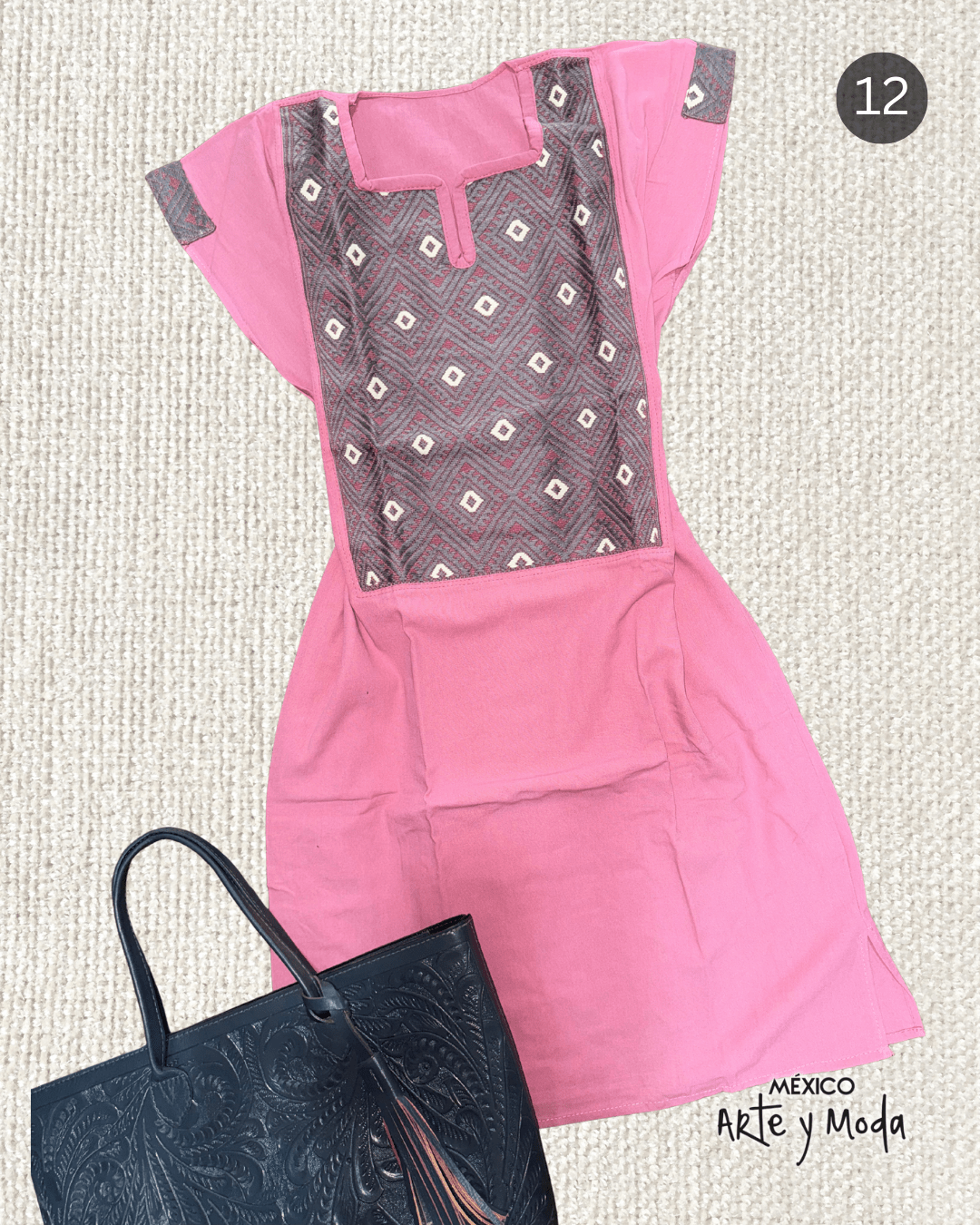 Vestido Couture San Andres - MÉXICO ARTE Y MODA - Vestido Bordado