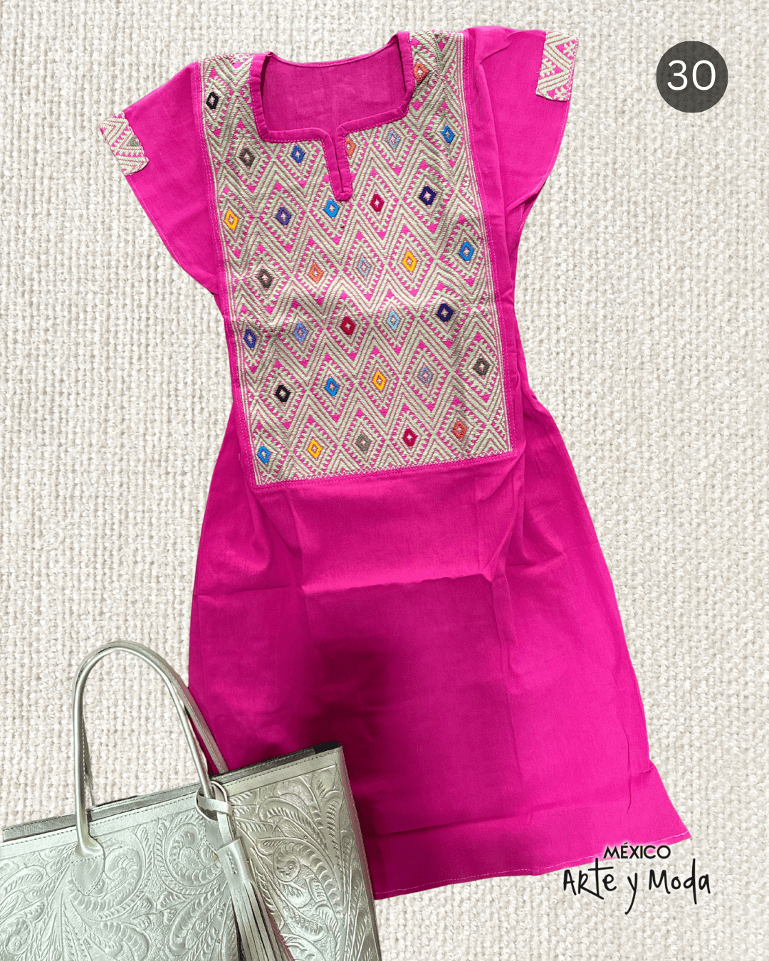 Vestido Couture San Andres - MÉXICO ARTE Y MODA - Vestido Bordado