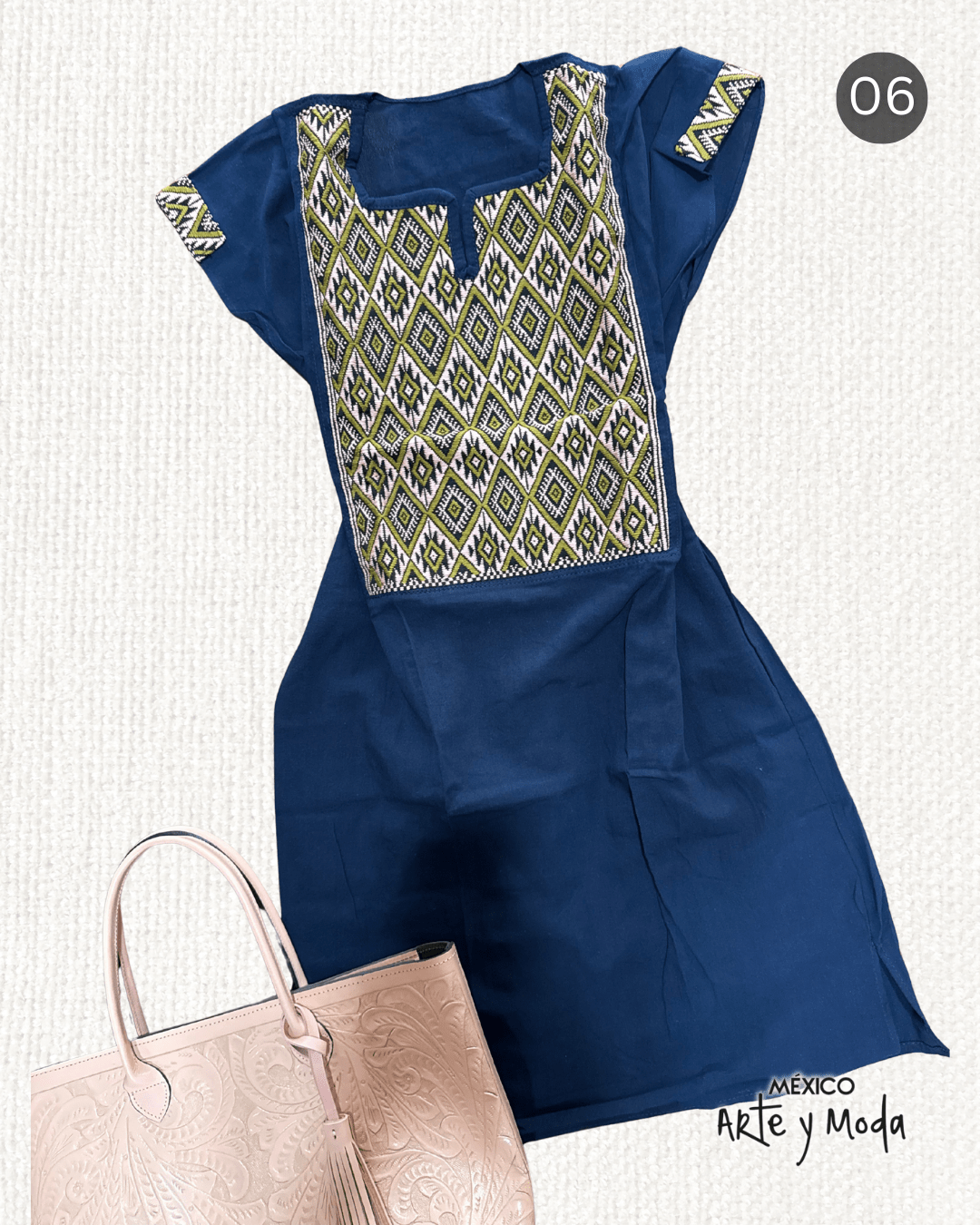 Vestido Couture San Andres - MÉXICO ARTE Y MODA - Vestido Bordado