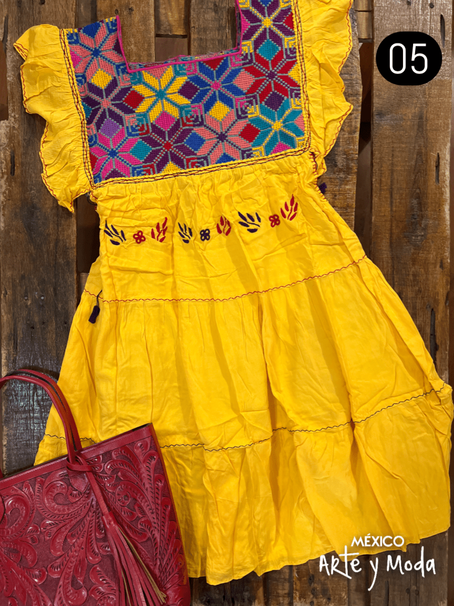 sachin and babi light blue dress Buy Mexican Huipil Dress Hand-Embroidered Design