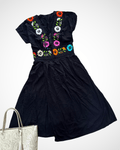 Vestido Flor Silvestre - MÉXICO ARTE Y MODA - Vestido Bordado