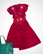 Vestido Flor Silvestre - MÉXICO ARTE Y MODA - Vestido Bordado