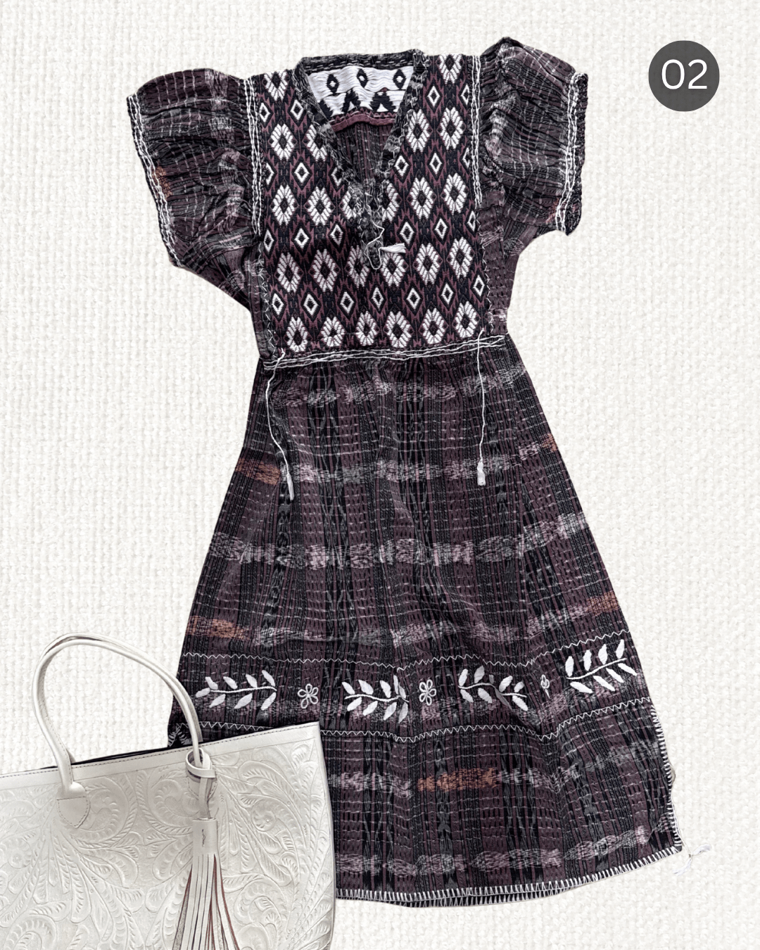 Vestido Guate San Andres - MÉXICO ARTE Y MODA - Vestido Bordado