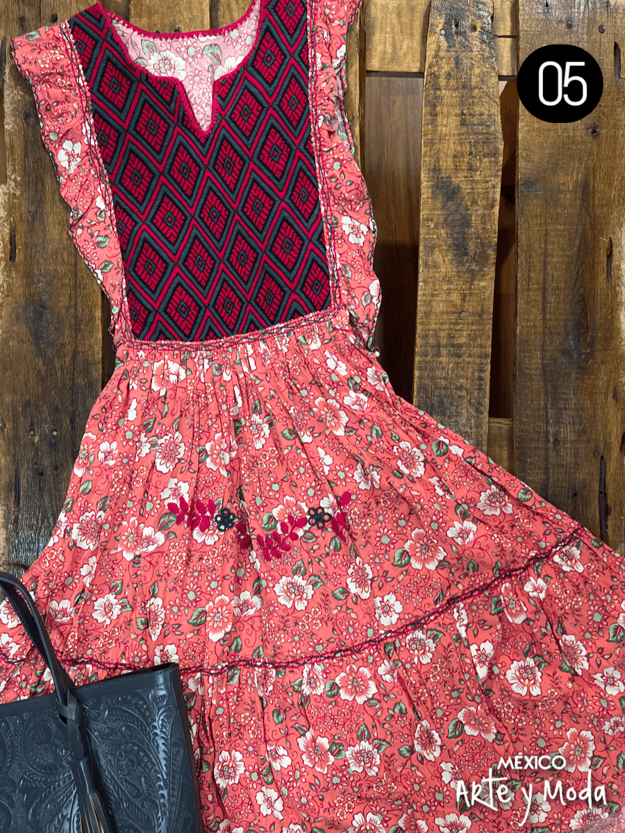 Vestido San Andres Contempo - MÉXICO ARTE Y MODA - Vestido Bordado