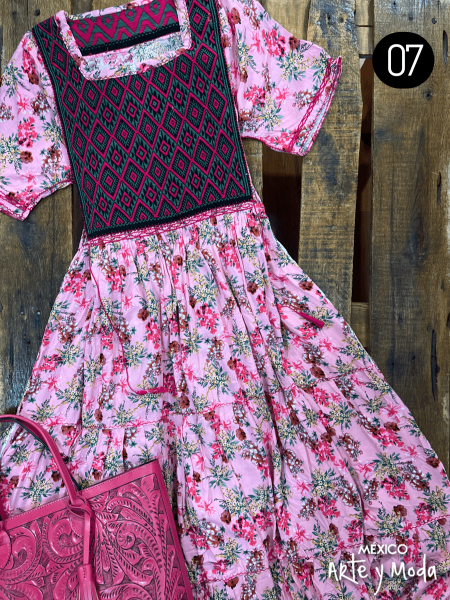 Vestido San Andres Contempo - MÉXICO ARTE Y MODA - Vestido Bordado