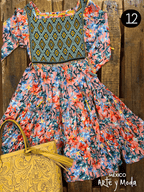 Vestido San Andres Rayon Estampado - MÉXICO ARTE Y MODA - Vestido Bordado