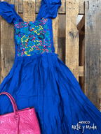 Vestido Santa María - MÉXICO ARTE Y MODA - Vestido Bordado